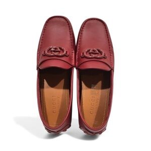 Gucci Interlocking G Driver Leather Loafer - size 10 (would fit 9.5-10) - new